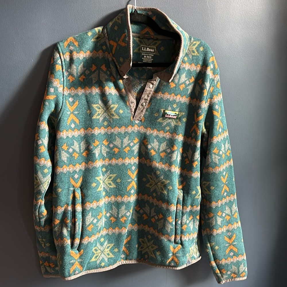 LL Bean Medium Fleece pullover